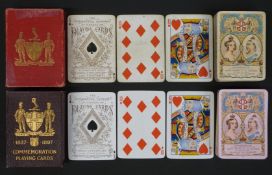 Worshipful Company of Makers of Playing Cards two pack of playing cards commemorating the 1897