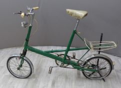 Moulton Series 2 Deluxe bicycle, possibly 1966/67 with Union pedals, four speed Sturmey Archer