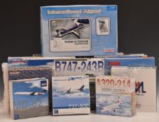 Fourteen Dragon Wings 1:400 scale diecast model aircraft, various carrier liveries including 55902