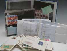 A collection of stamps including first day covers from 1965 - 1970s, one signed by Concorde crew