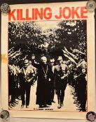 Killing Joke promotional poster Malicious Damage, 86 x 72cm