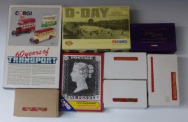 A collection of Corgi and Matchbox Special and Limited Edition diecast model vehicle box sets