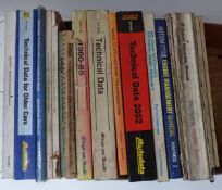 Motoring interest books and manuals to include Triumph 2000-2500, carburettors, Gardner engines,