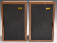 Splendor L53/5A pair of stereo speakers manufactured under license from the BBC, H 30.5cm