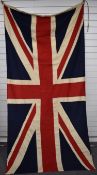 Large Union Flag marked '3 Union Jack', 136 x 255cm