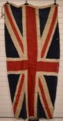 Large vintage Union Flag, 100 x 217cm