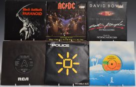 Approximately 200 singles, mostly late 1970s and early 1980s, generally VG/EX