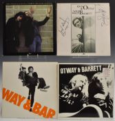 John Otway and Wild Willy Barrett - 9 albums including Self Titled (signed front cover by both),