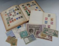 The Strand stamp album all world, all reigns, dated to inside cover 1941