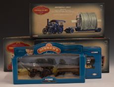 Five Corgi Vintage Glory of Steam and Dibnah's Choice 1:50 scale diecast model vehicles including