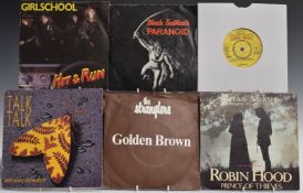 Approximately 350 singles, mostly 1970s and 1980s