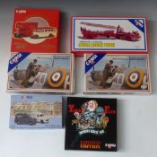 Six Corgi diecast model vehicle box sets including two D35/I 50th Anniversary Battle of Britain,