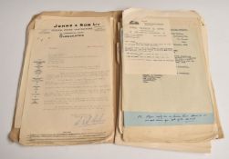 Minchinhampton, Stroud, Gloucestershire ephemera including Minchinhampton Brimscombe and Thrupp 1937