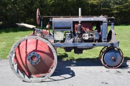 1938 International Farmall F20 4 cylinder petrol tractor with metal row crop wheels, registration