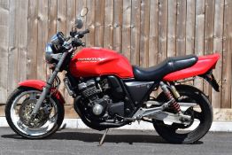1993 Honda CB400 Super Four NC31 motorcycle, registration number K760 YDV, with V5c, last MOT