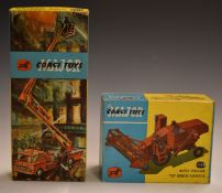 Two Corgi Major Toys diecast model vehicles Massey-Ferguson Combine Harvester 1111 and Simon Snorkel
