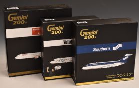Three Gemini Jets 200 series 1:200 diecast model aircraft G2SOU222 Southern Mcdonnell Douglas DC-9-