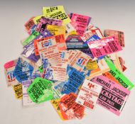 Michael Jackson - a collection of laminates, satins and passes from the 1988 Bad tour