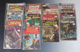 Eighteen Dell film and TV related comics including seven Disney.