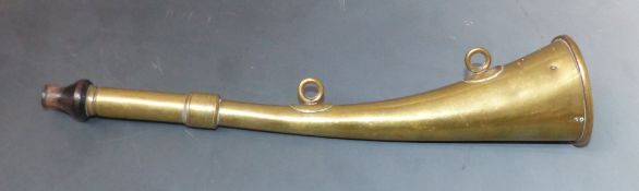 GWR brass signalling horn