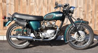 1962/1970 Triumph Trophy / Daytona motorcycle, registration number MGO 122P, with V5c, the frame
