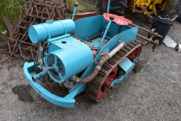 Ransomes MG crawler together with various implements 10%+VAT buyer's premium on this lot PLEASE NOTE