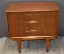 Geoffrey Jenkins for Jentique 20thC retro vintage teak pop up student's desk / chest of drawers of