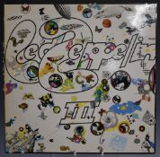Led Zeppelin / John Bonham - Led Zeppelin 3 (2401002) hand signed on rear cover by John Bonham, plum
