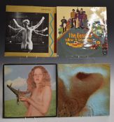 Approximately 100 albums including The Beatles, 70s/80s Rock etc. plus 12 12inch singles