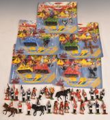 Five Britains Knights of the Sword Power Knights, all in original blister packs together with a