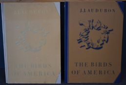 John James Audubon The Birds of America with facsimile Leipzig edition plates (two volume). Some
