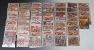 Forty-six Buffalo Bill pocket books including Buffalo Bill Library, Redskin Library etc.