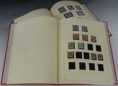 African colonial stamps, George V-QEII, in two albums