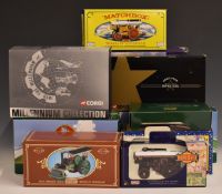 A collection of Corgi Lledo and Matchbox diecast Showman's engines 1:76 and 1:50 scale, all in