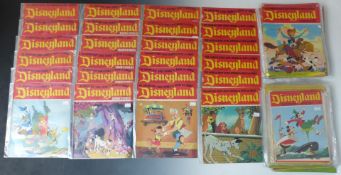 Ninety-two Disneyland comics issues 10-272 dating from the 1970's including 11 special editions.