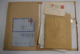 Group of Autograph Letters including Thomas Shotter Boys (1803-1874 Artist) re Edward Godwin; Martin