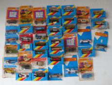 Thirty-nine Matchbox diecast model vehicles including Superfast, 1-75 series etc, all in original