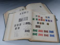 Two Imperial albums of British and Commonwealth stamps