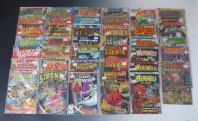 Forty Marvel and DC comics including Sea Devils 2 & 4, Sgt Fury 3 & 39, Tommy Tomorrow 44, The