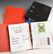Colston Hall, Bristol - Approximately 750 tickets, back stage passes etc in five folders