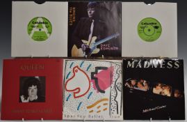 Approximately 300 singles of mixed eras and genres