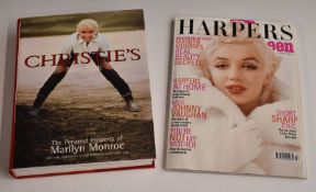 Christie's Marilyn Monroe 1999 auction catalogue with Harpers & Queen magazine featuring the sale