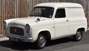 1960 Ford Thames 300E van, Gloucestershire non transferable registration number 2010AD, with V5c,