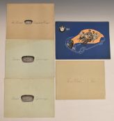 Four Bristol cars brochures comprising three 404 and one 403, together with a BMW 501 brochure