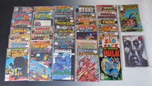 Forty-five Marvel and DC comics including Metal Man 20, Our Army At War 102, Our Fighting Forces 68,