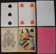 Bancks Brothers successors to Hunt & Sons pack of playing cards with old frizzle ace, single ended