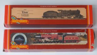 Two Hornby 00 gauge locomotives Eton R817 & LMS Patriot Class Duke of Sutherland, both in original