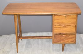 Elgon Olive desk with three drawers, W122 x D59 x H75cm