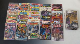 Seventy-three DC comics mainly Batman and related characters including Detective Comics, Batman: