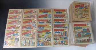 Two-hundred-and-twenty-four Whizzer and Chips and Jackpot comics all dating to the early 1980's